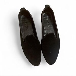 The Flexx Smokin Hot Leather Suede Plush loafers - black - women’s 7.5